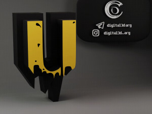 FREE FIRE FONT 3D Принт Модель