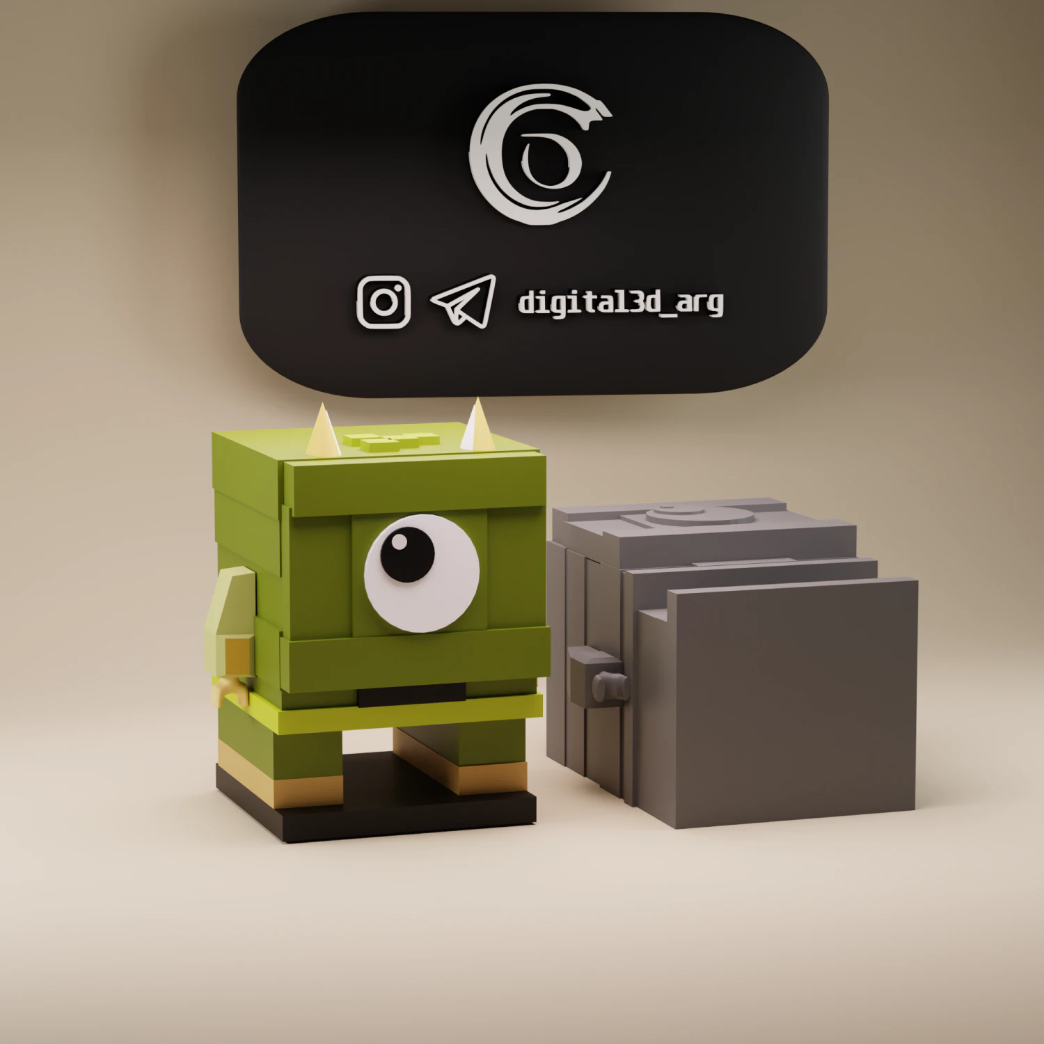 MIKE WAZOWSKI BRICKHEADZ 3D Print Model .c4d .max .obj .3ds .fbx .stl .blend 
