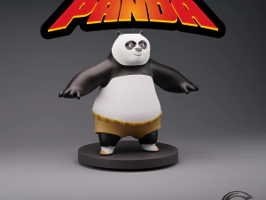 KUNG FU PANDA -- FIGURA -- MINIATURA Modelo de impresión 3D