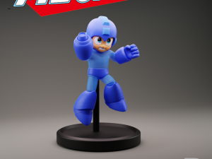 MEGAMAN FIGURE 3Dプリントモデル