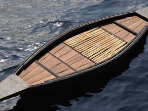 Bangladeshi boat Modèle 3D