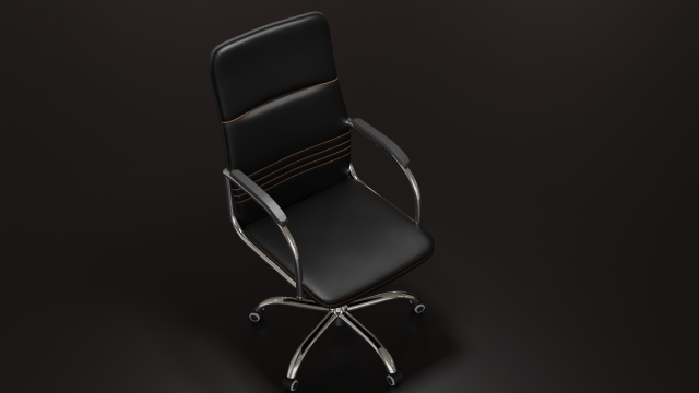 Office chair 3D Model .c4d .max .obj .3ds .fbx .stl .blend 