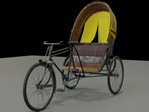 Rickshaw 3D Model