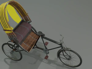 Rickshaw 3D Model