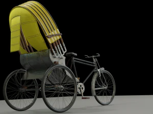 Rickshaw 3D Model