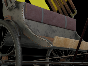 Rickshaw 3D Model