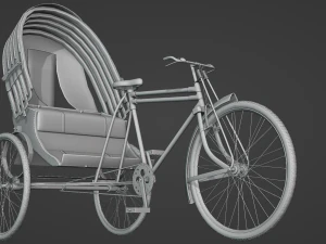 Rickshaw 3D Model