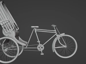 Rickshaw 3D Model