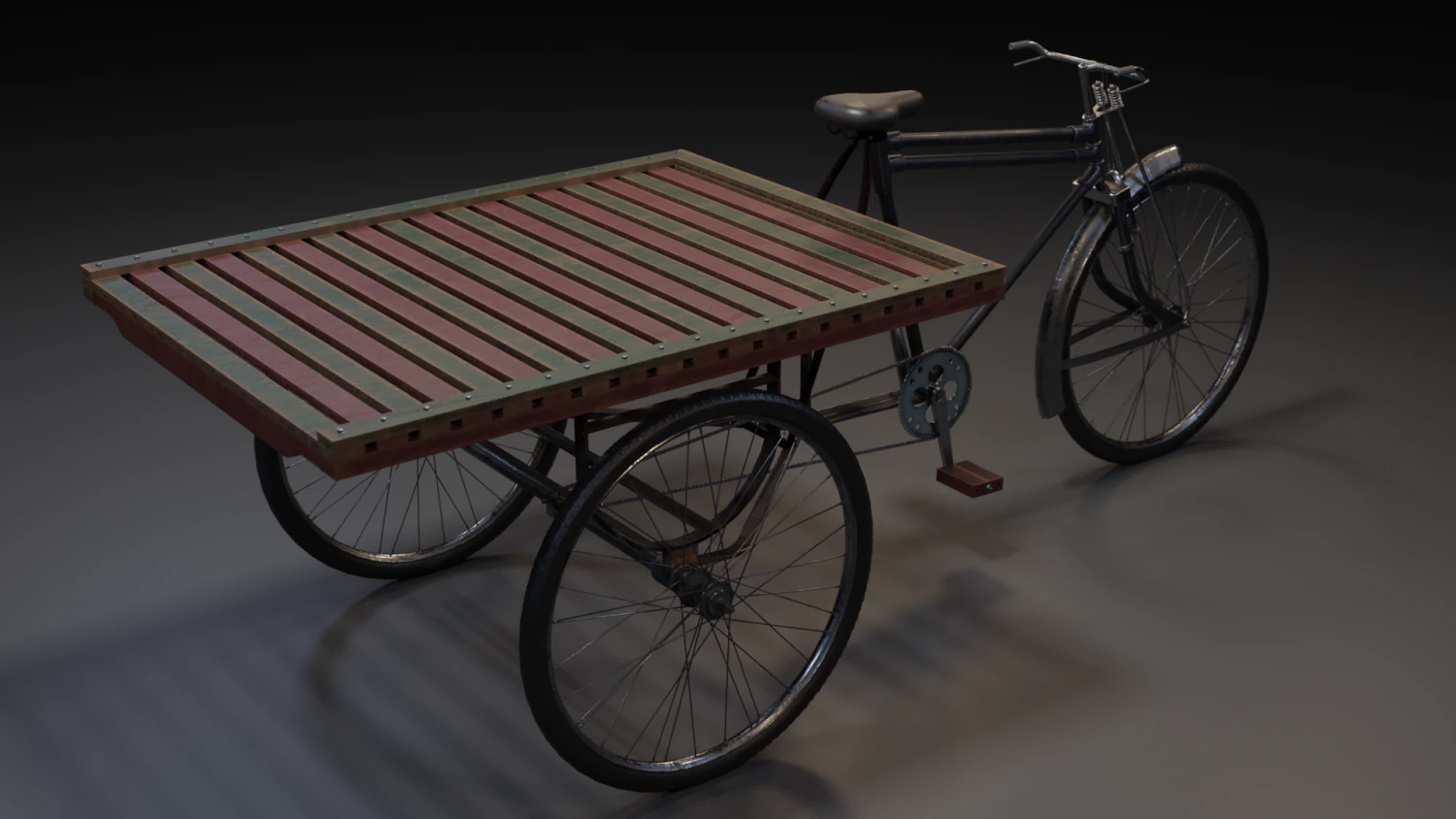 Three wheeler or van 3D Model .c4d .max .obj .3ds .fbx .stl .blend 
