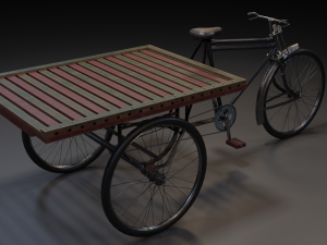 Three wheeler or van 3D Model
