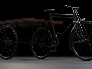 Three wheeler or van 3D Model