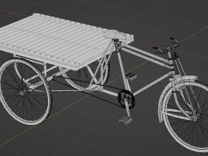 Three wheeler or van 3D Model
