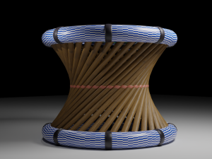 Cane Chair 3Dモデル