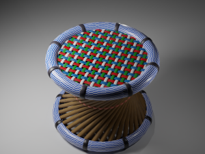Cane Chair 3Dモデル