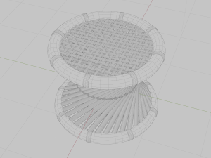 Cane Chair 3Dモデル