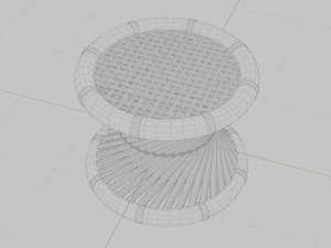 Cane Chair 3D Model