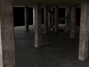 Under construction Building Low poly 3D Модель