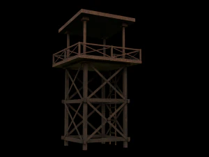 Watch Tower 3D Model