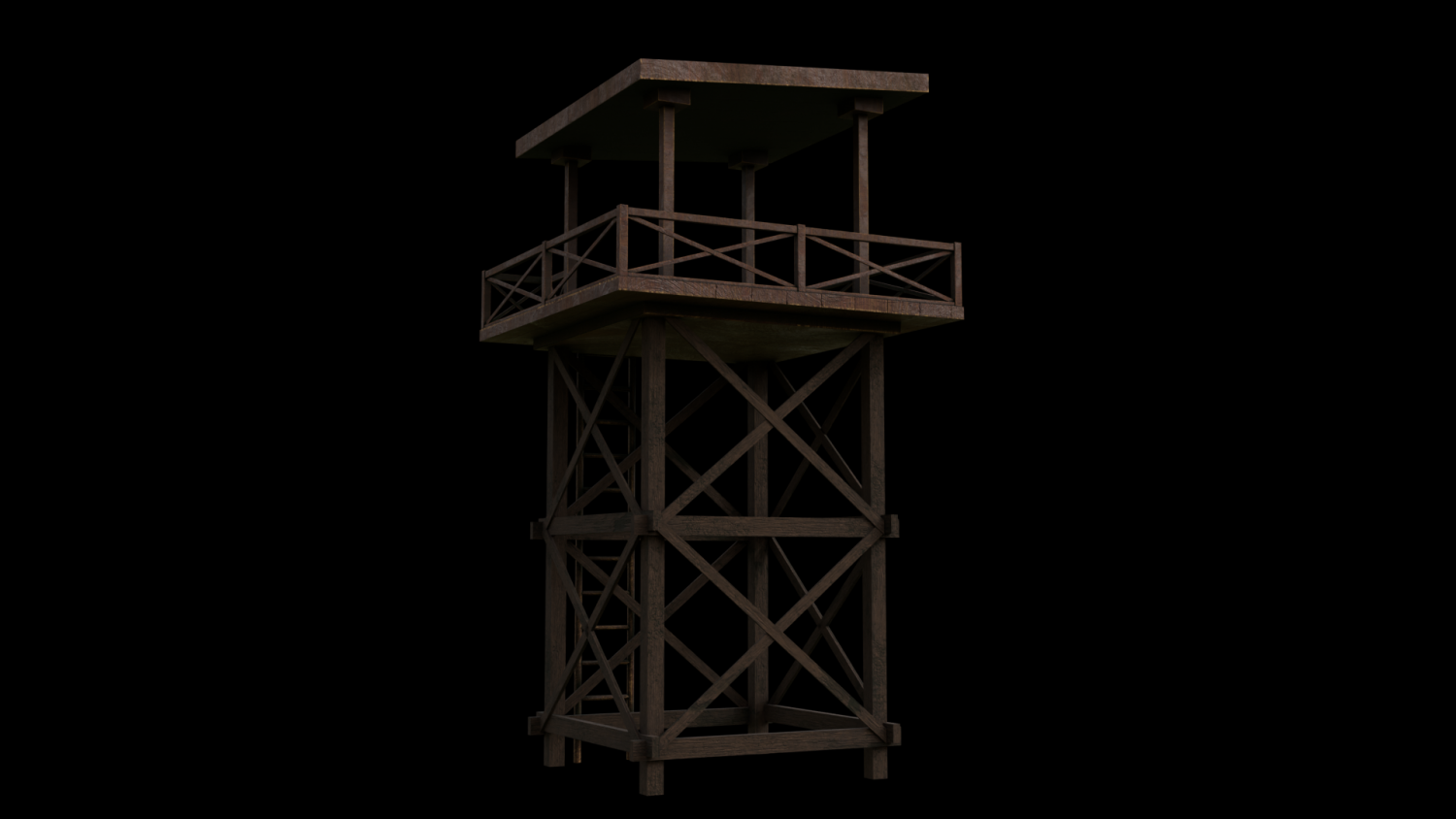 Watch Tower 3D Модель In Всё Для Игр 3DExport