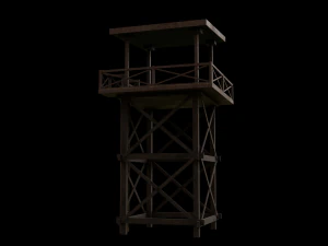 Watch Tower 3D Model