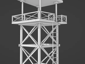 Watch Tower 3D Model