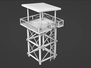 Watch Tower 3D Model