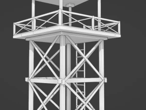 Watch Tower 3D Model
