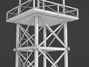 Watch Tower 3D Model