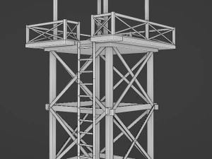 Watch Tower 3D Model