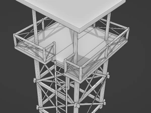 Watch Tower 3D Model