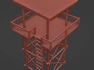 Watch Tower 3D Model