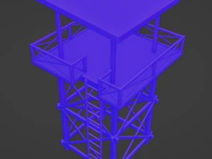 Watch Tower 3D Model