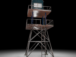 Watch tower Modelo 3D