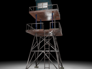Watch tower 3D Model