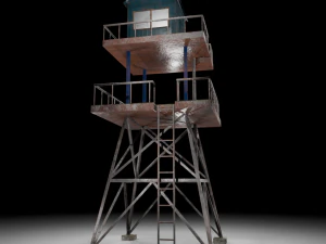 Watch tower 3D Model