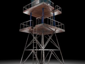 Watch tower 3D Model