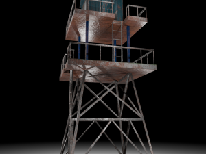 Watch tower 3D Model