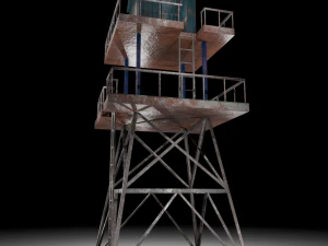Watch tower 3D Model