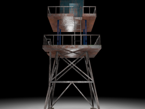Watch tower 3D Model