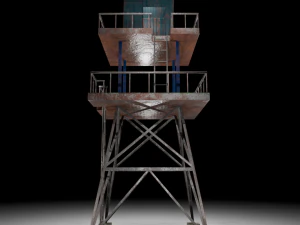 Watch tower 3D Model