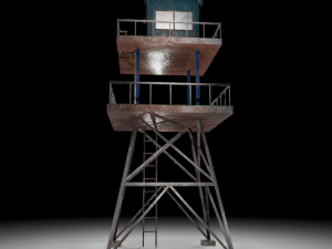 Watch tower 3D Model