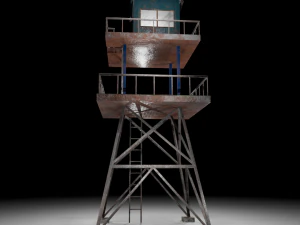Watch tower 3D Model