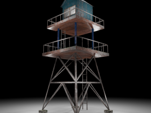 Watch tower 3D Model