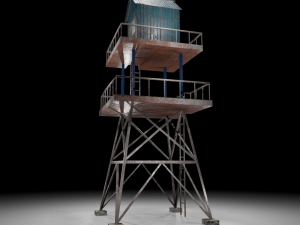 Watch tower 3D Model