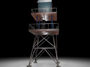Watch tower 3D Model