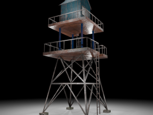 Watch tower 3D Model