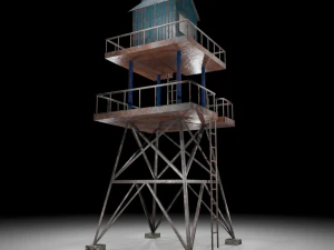 Watch tower 3D Model