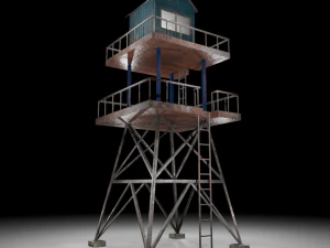 Watch tower 3D Model