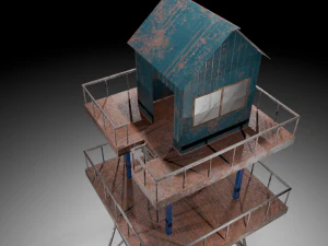 Watch tower 3D Model