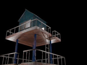 Watch tower 3D Model